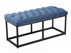Banquette Amun B Tissu , Bleu/100 Cm