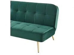 Banquette Aroma En Velours Vert 3 Places Convertible 9 Banquette Aroma En Velours Vert 3 Places Convertible -Banquette Magasin G CNF X15268242 D