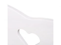 GPASPLUS Haro Lit Enfant - Mdf Et Pin Massif - Decor Chene Et Laque Blanc - Sommier Inclus - 90 X 190 Cm -Banquette Magasin G CNF X70176196 E