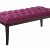 Banc Ramses Tissu Antique Sombre , Violet/100 Cm -Banquette Magasin G CNF X96117682 B