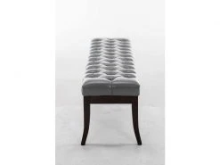 Banc Ramses Similicuir Antique Sombre , Gris/150 Cm -Banquette Magasin G CNF Y18296311 D