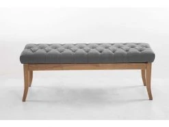 Banc Ramses Tissu Pieds Antique Clair , Gris/120 Cm -Banquette Magasin G CNF Y29206974 C