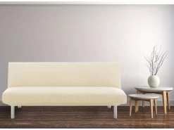 Housse Canapé Clic Clac élastique Eiffel Textile Milan Beige -Banquette Magasin G CNF Y41300392 E