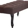 Banquette Brest En Tissu Avec Piètement Antique Sombre , Marron/100 Cm 2 Banquette Brest En Tissu Avec Piètement Antique Sombre , Marron/100 Cm -Banquette Magasin G CNF Y72818621 B
