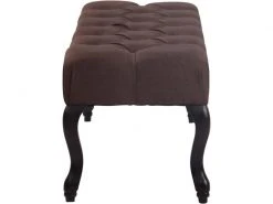 Banquette Brest En Tissu Avec Piètement Antique Sombre , Marron/100 Cm -Banquette Magasin G CNF Y72818621 C