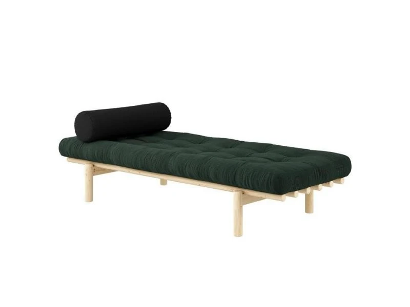 Méridienne Futon Next En Pin Massif Coloris Algue Couchage 75 X 200 Cm 3 Méridienne Futon Next En Pin Massif Coloris Algue Couchage 75 X 200 Cm